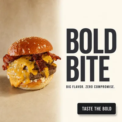 Banner with Copy Space ad style example