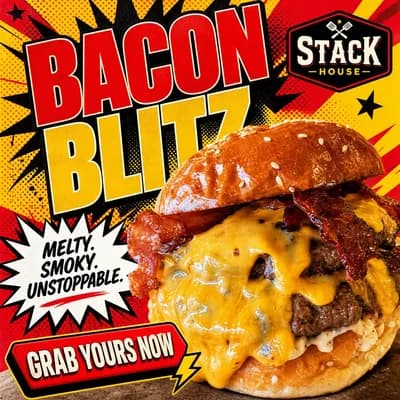 Bold Promotional ad style example
