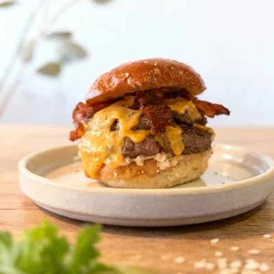 Dish enhanced for menus and social media in natural light