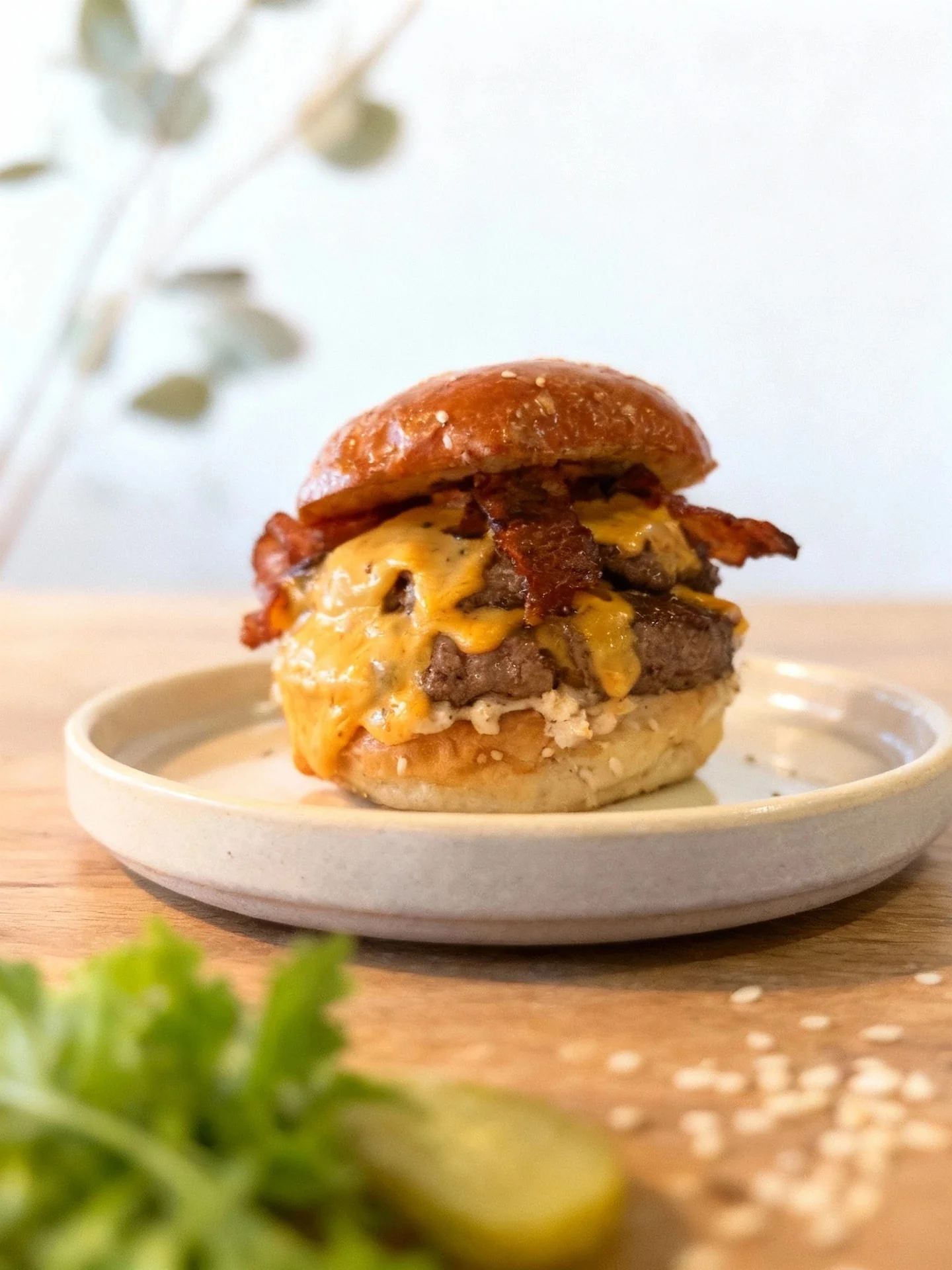 Natural Light food photography style by MenuPhotoAI - Balanced, naturally lit styling with realistic tones and shallow focus