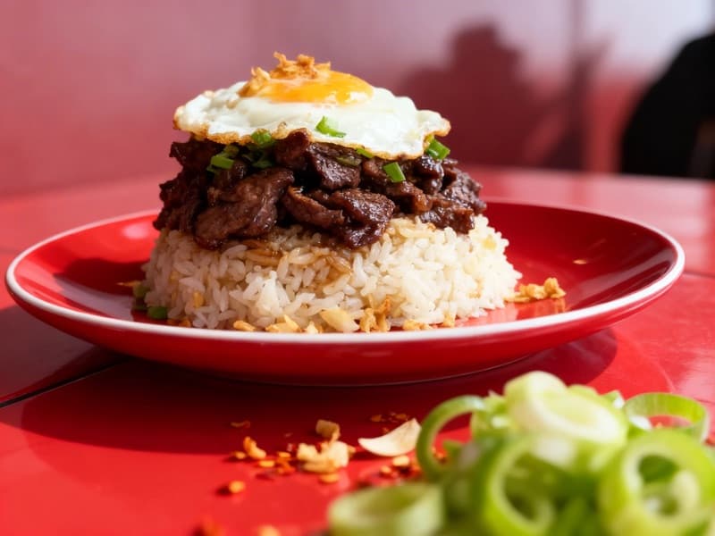 After: Filipino beef tapa breakfast