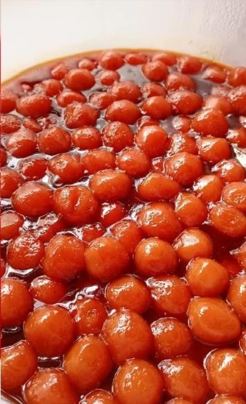 Before: Gulab jamun Indian dessert