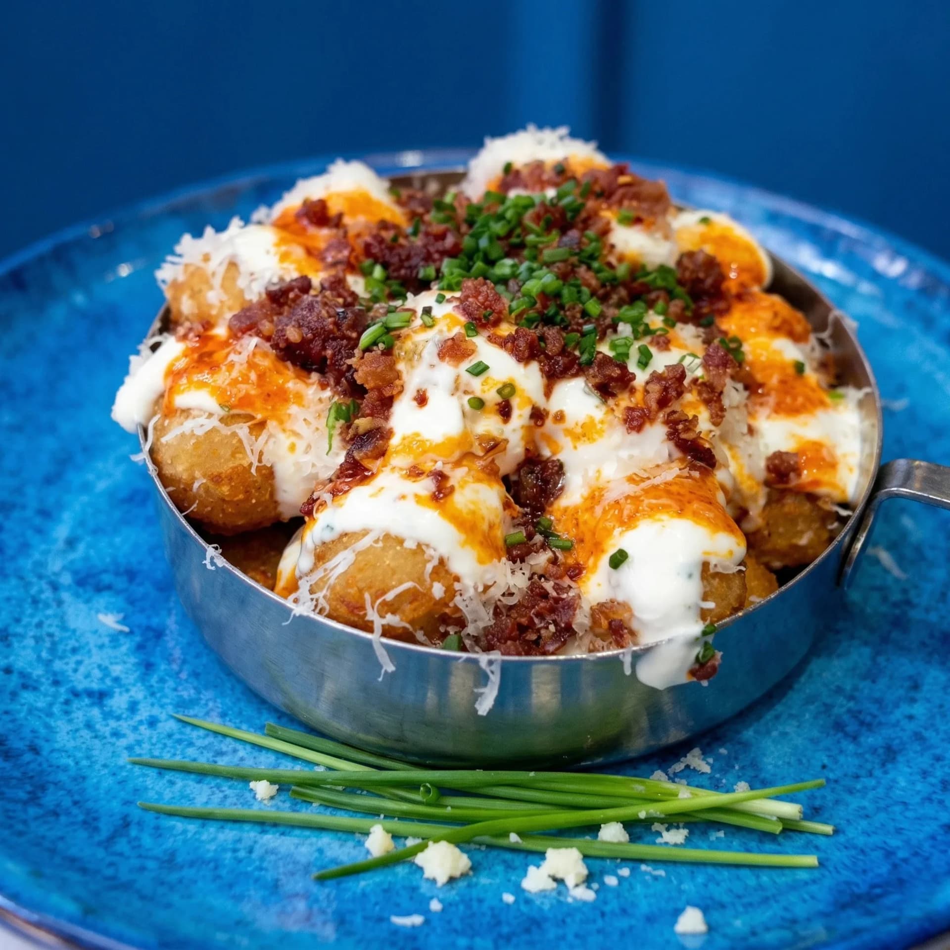 Loaded Tater Tots — after style match