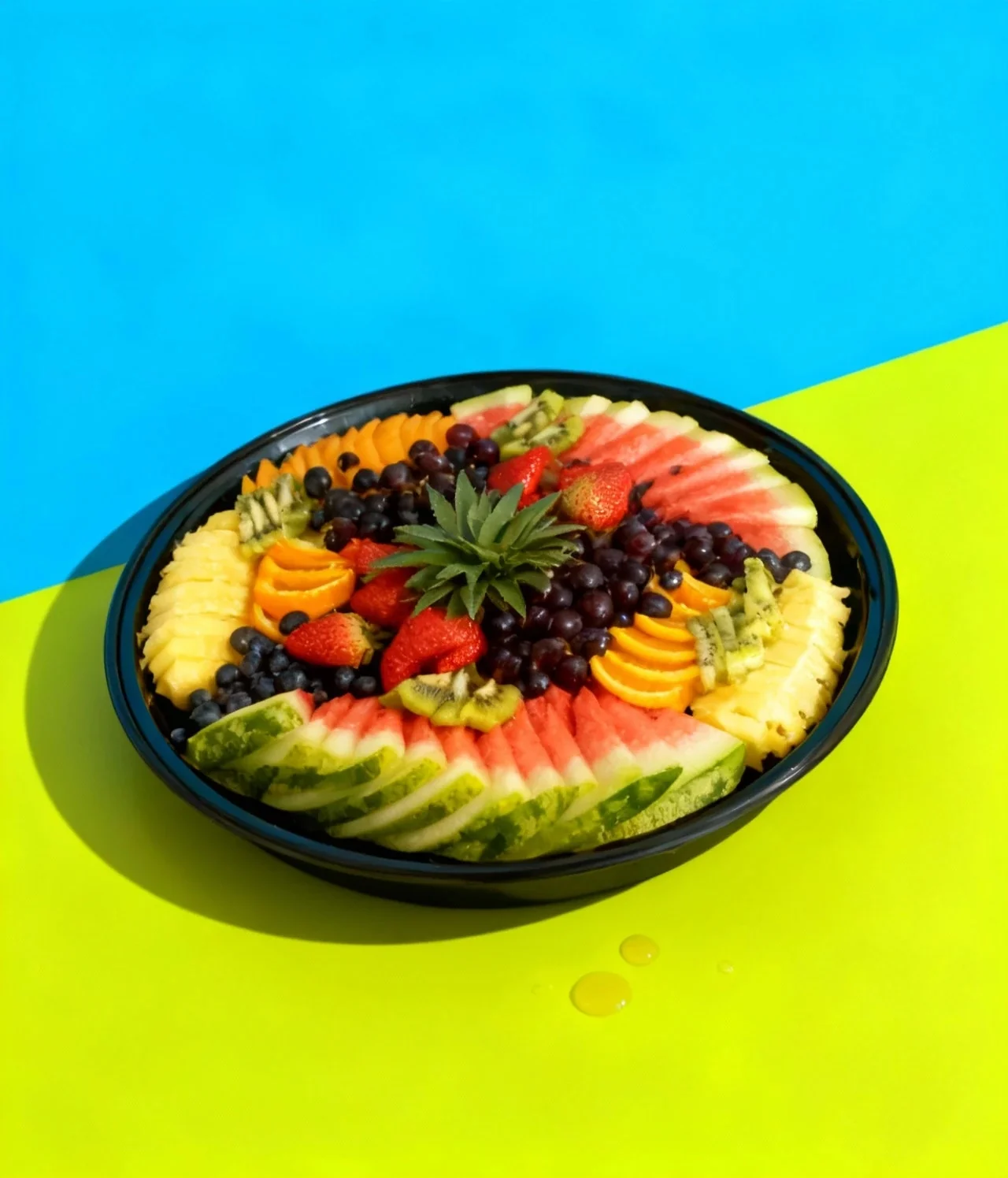 Bold & Minimalist Studio food photography style by MenuPhotoAI - Clean studio setup with vibrant colors and direct lighting
